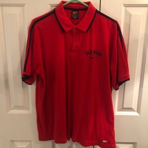 Ole Miss Large Nike Polo